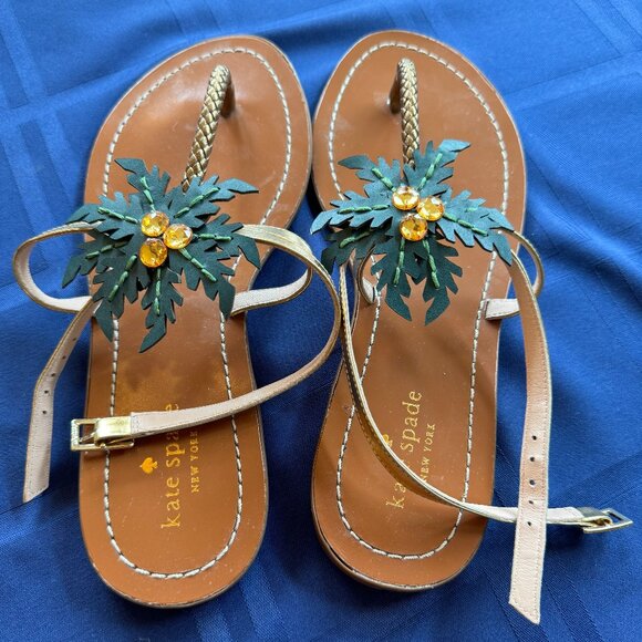 kate spade Shoes - Kate Spade Palm Tree Sandals